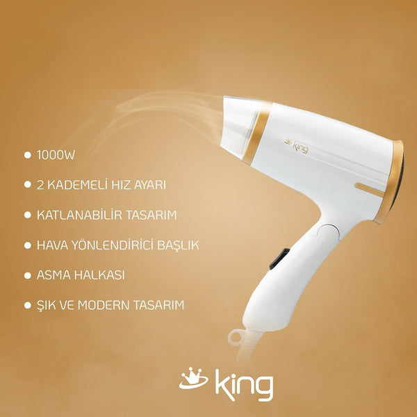 KSK437 Vilda Travel Type Sa. Dryer-White